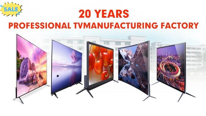 Android LED TV 65 inch full flat screen 4K smart TV Oem Television Suppliers