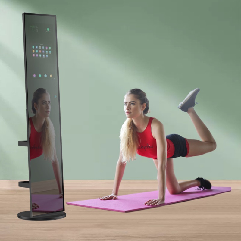 Interactive Workout  Smart Home Full Size Body Smart Fitness Mirror With App