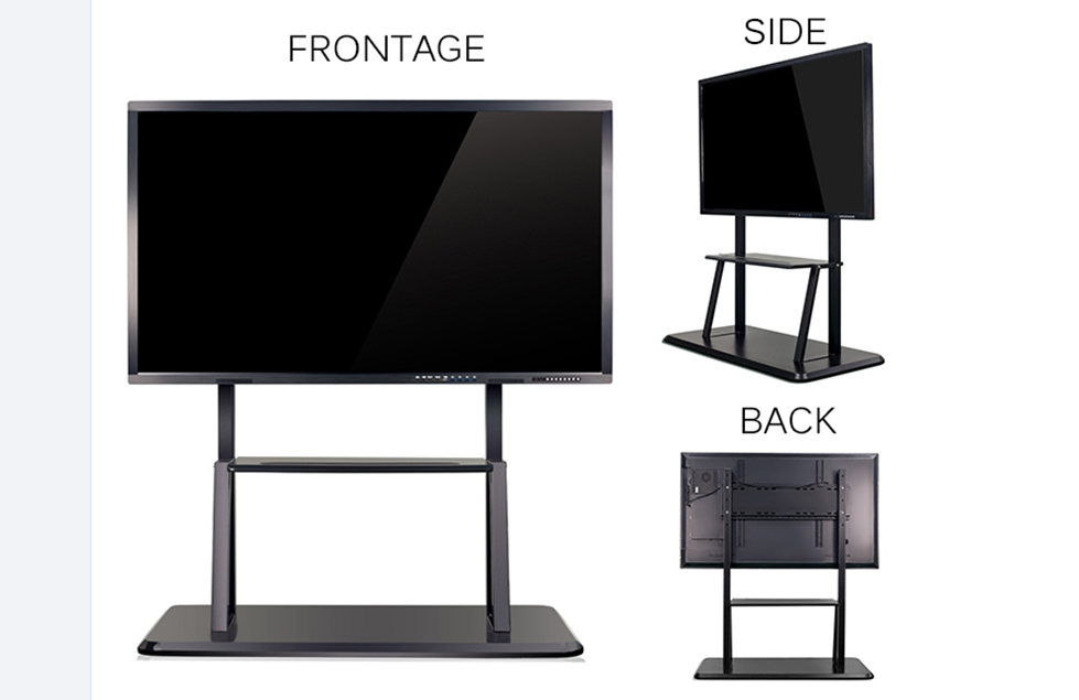 60 Inch Smart Education And Business Touch Screen 4K Interactive Flat Panel With Stand smart home to