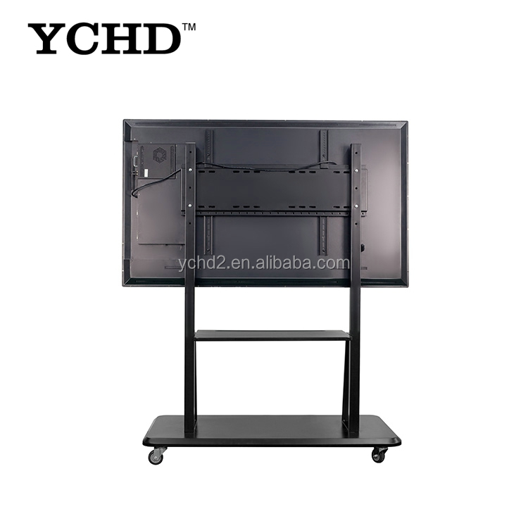 60 Inch Smart Education And Business Touch Screen 4K Interactive Flat Panel With Stand smart home to