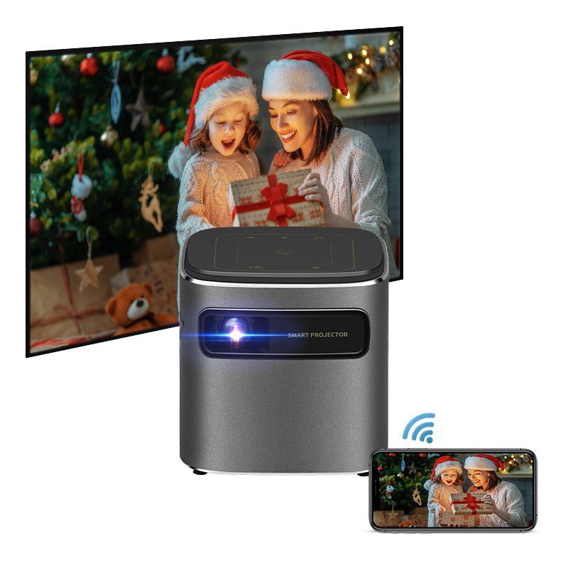 Factory OEM DLP Android Smart Mini Projector Home Business USB Portable Auto Keystone Correction Pro