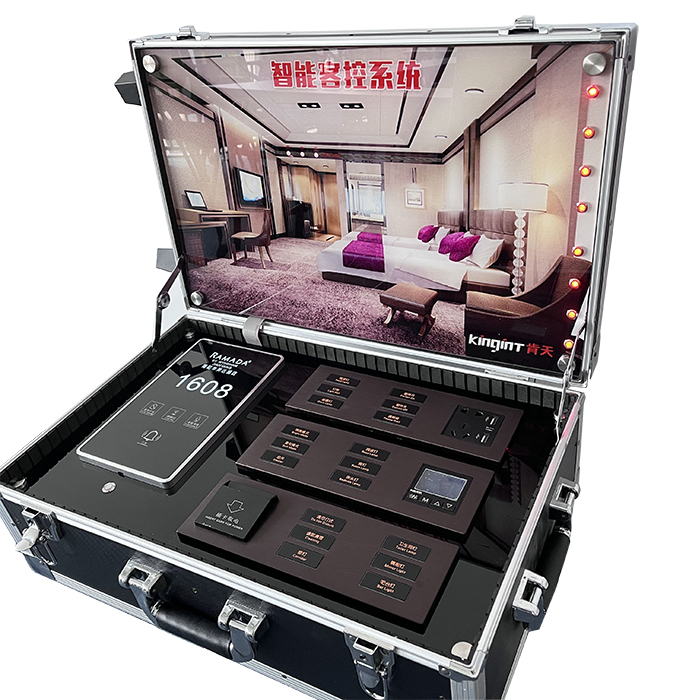 kingint hotel guest room control system lighting control demonstration box hotel room light control 