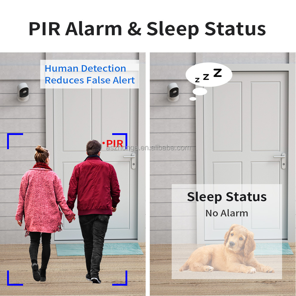 2/4CH Mini Smart Wireless Ip Network Security Home Surveillance CCTV Battery Camera System 3MP WiFi 