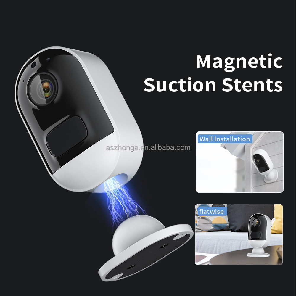 2/4CH Mini Smart Wireless Ip Network Security Home Surveillance CCTV Battery Camera System 3MP WiFi 