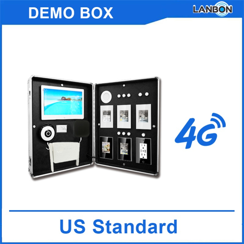 Lanbon Home Automation 4G Smart Switches/Sockets Demo Box with Alexa and Google