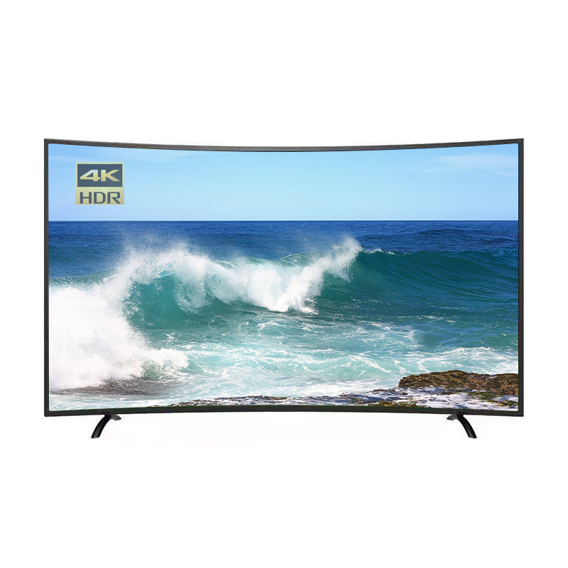 Wholesale cheapest curved tv competitive price 75 inches smart led tv uhd 4k curved home 55 inch sma