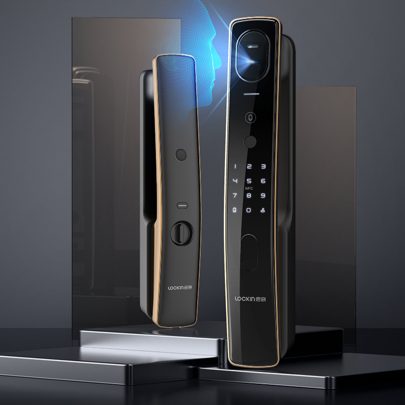 Lokin S50F Password Card Fingerprinting Office Home Security Smart Lock Work with Xiaomi Mihome APP