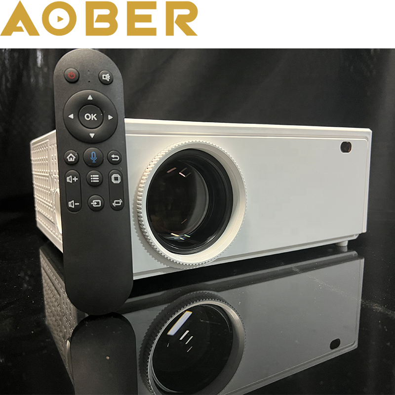 Full HD LED LCD Projector Factory OEM ODM AOBER A10 Android 9.0 Smart Wifi USB 700 Ansi Lumen 1080p 