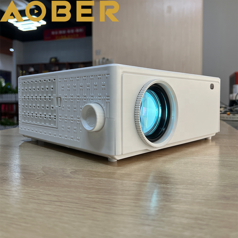 Full HD LED LCD Projector Factory OEM ODM AOBER A10 Android 9.0 Smart Wifi USB 700 Ansi Lumen 1080p 
