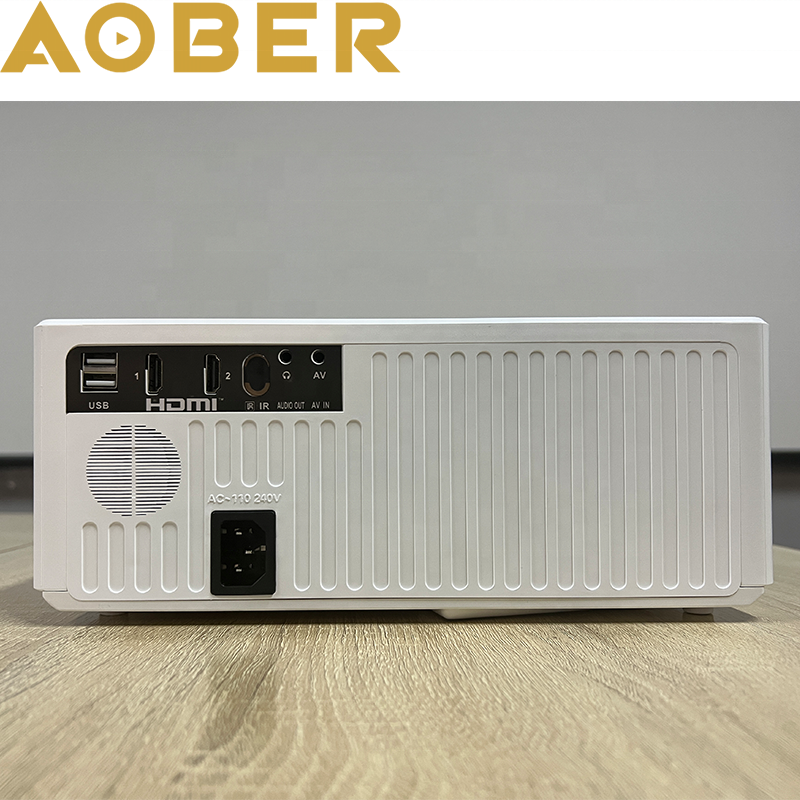 Full HD LED LCD Projector Factory OEM ODM AOBER A10 Android 9.0 Smart Wifi USB 700 Ansi Lumen 1080p 