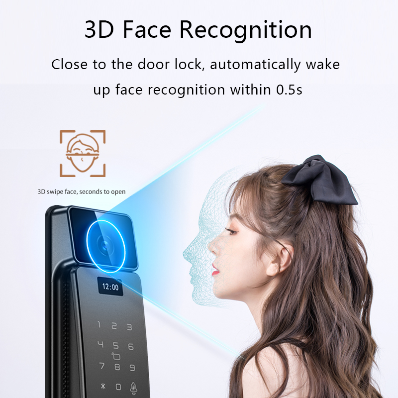 Smart Home Automatic Smart fingerprint door lock automatic unlocking fingerprint door lock smart doo