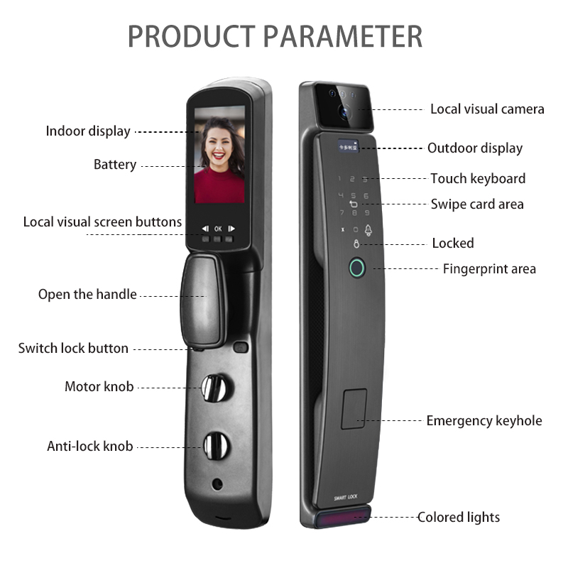 Smart Home Automatic Smart fingerprint door lock automatic unlocking fingerprint door lock smart doo