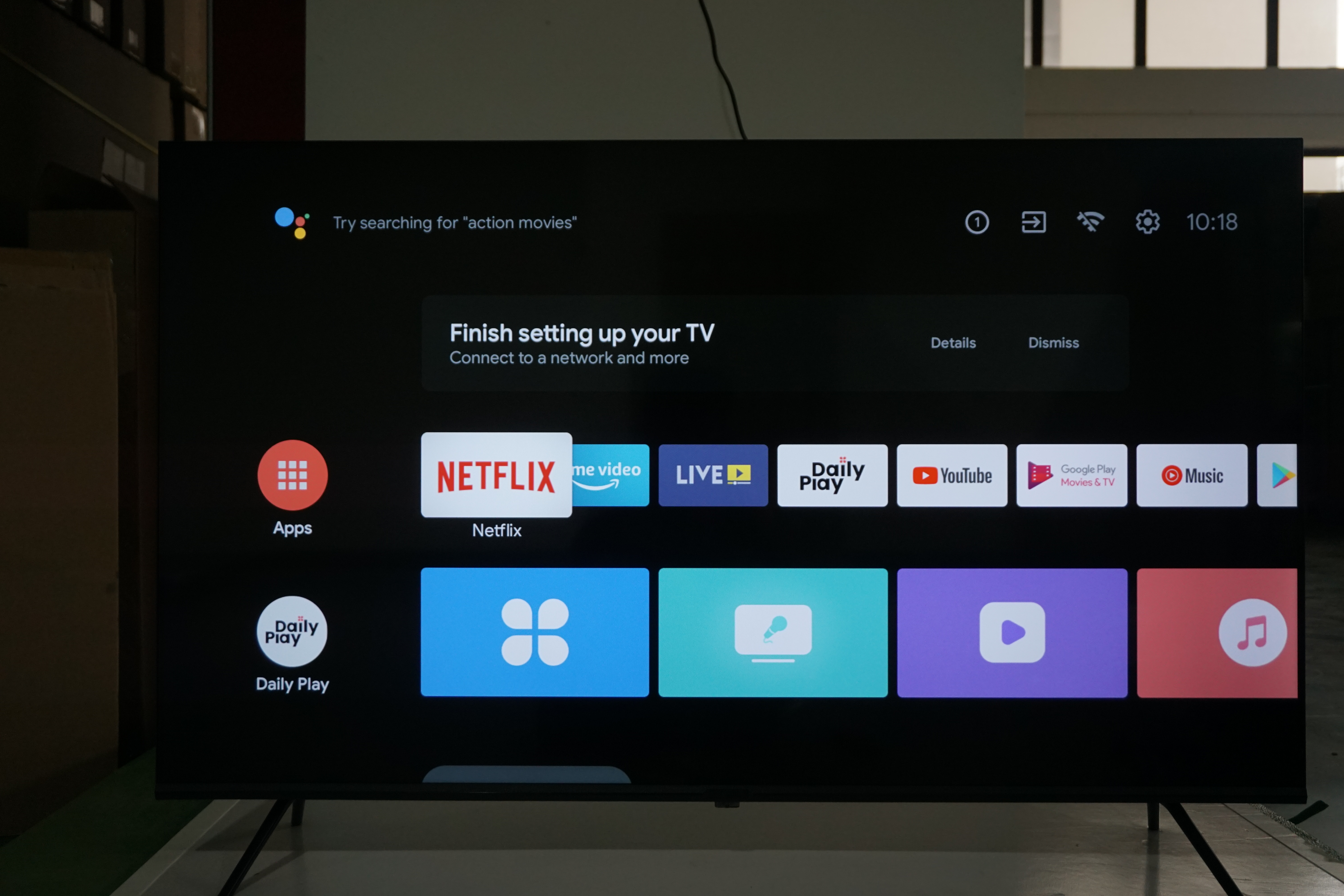 Original 65G22 LED 60HZ Android 10 google smart TV DVB T2 home 4K