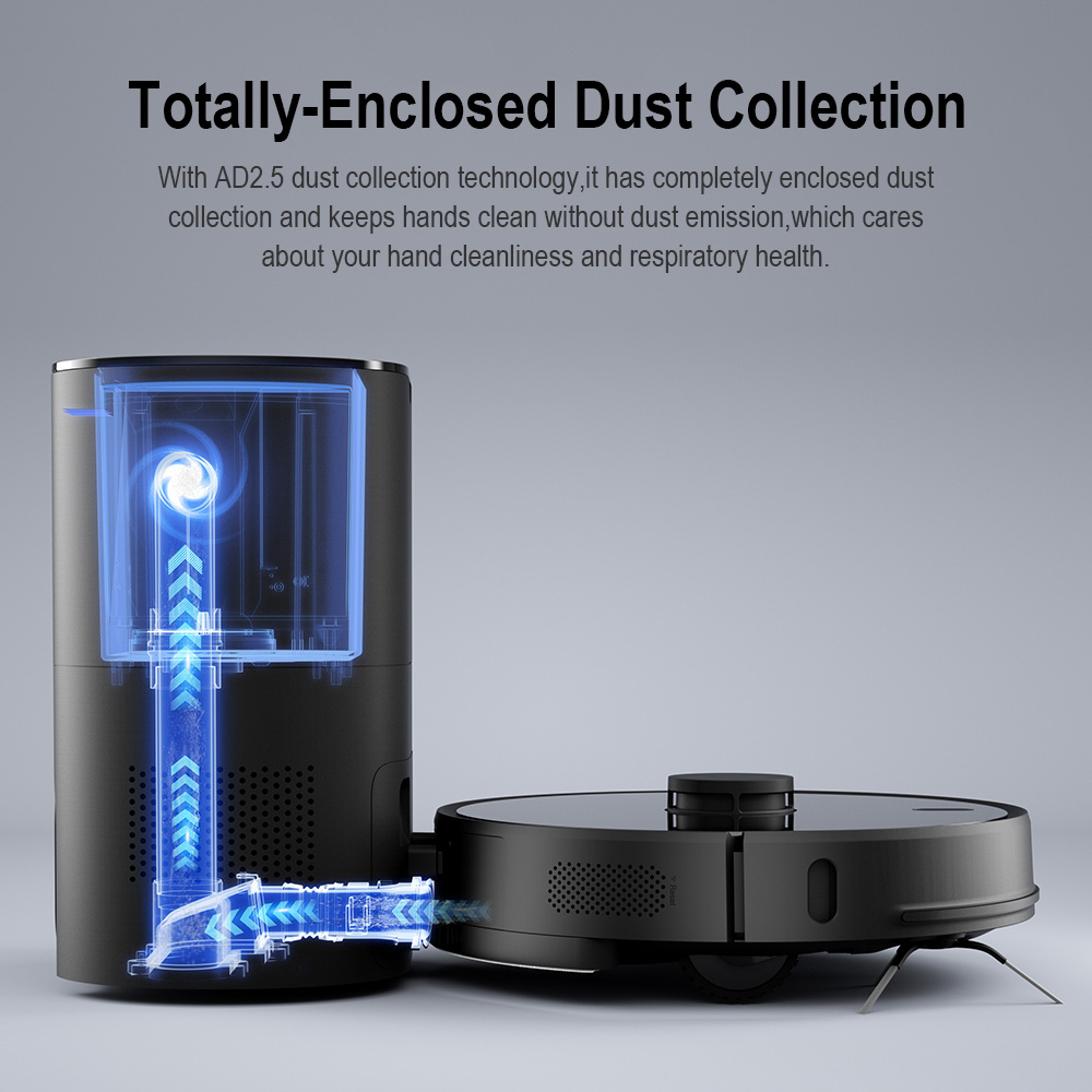 Lydsto R1 Autonomous Robot Vacuum Cleaner LDS Navigation 50000rpm Powerful Smart Suction Robot Vacuu