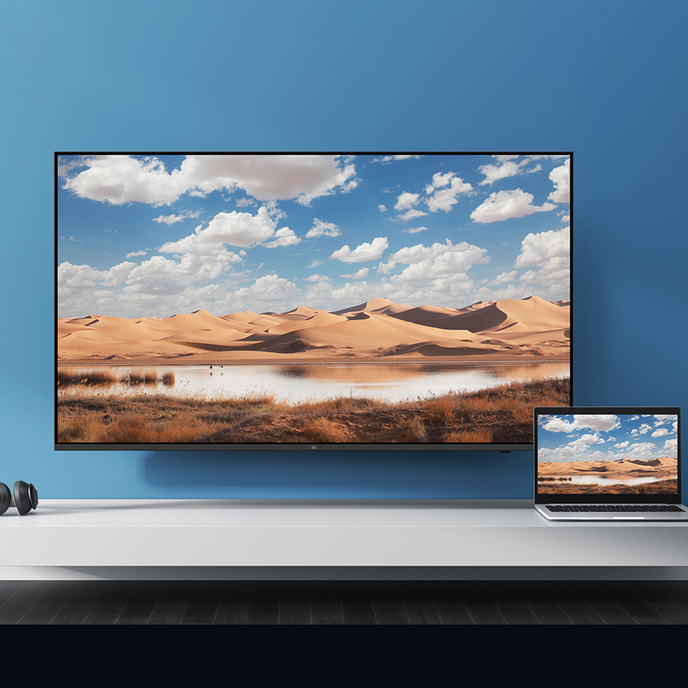 Original Xiaomi Mi Full Display 4K 55Inches 2GB 8GB 64 bit 4 stone Processor PatchWall Smart LED TV 