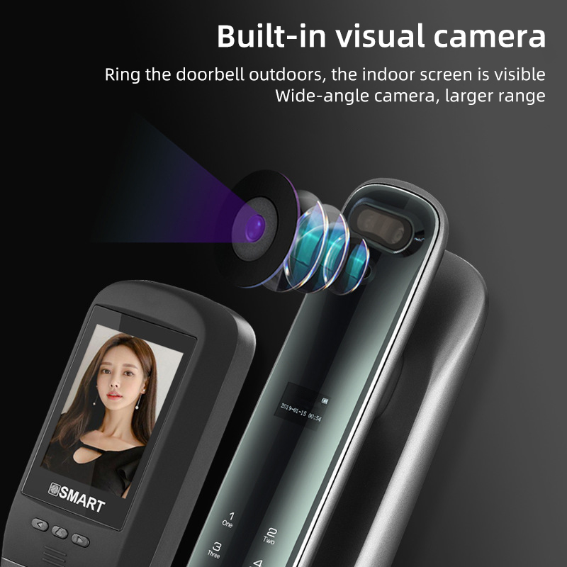Intelligent Fast Shipping Face recognition Keyless Rfid Electronic Smart Door Lock Wifi Smart Lock E