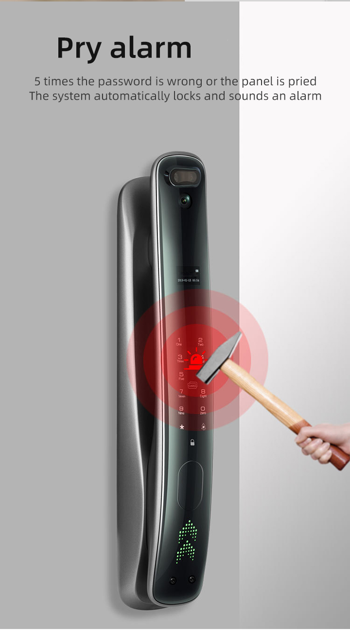 Intelligent Fast Shipping Face recognition Keyless Rfid Electronic Smart Door Lock Wifi Smart Lock E
