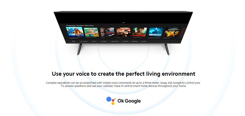 Global Version Xiaomi P1 TV 55-inch Android TV 8.0 Ultra HD TV Xiaomi Smart Home 4K
