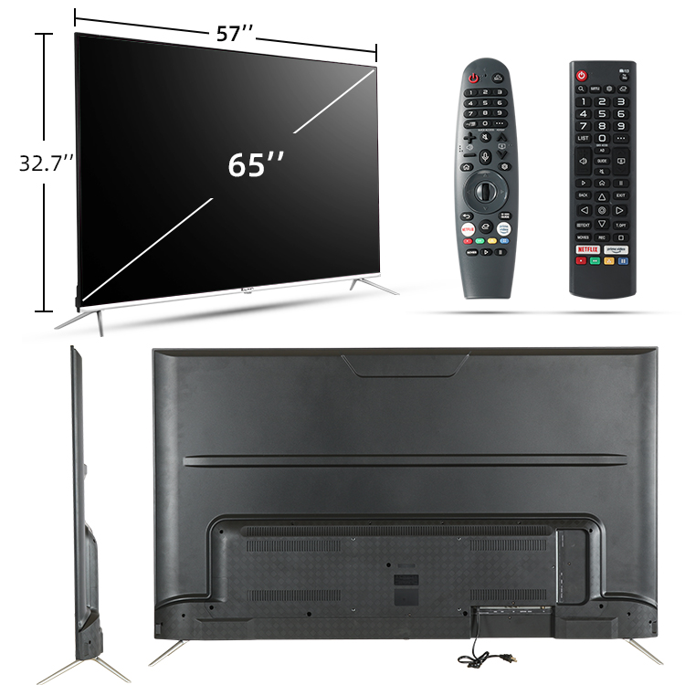 50 55 65 inch smart tv hdmi 2.0 hdr10 top branded new panel home theater televisores smart tv