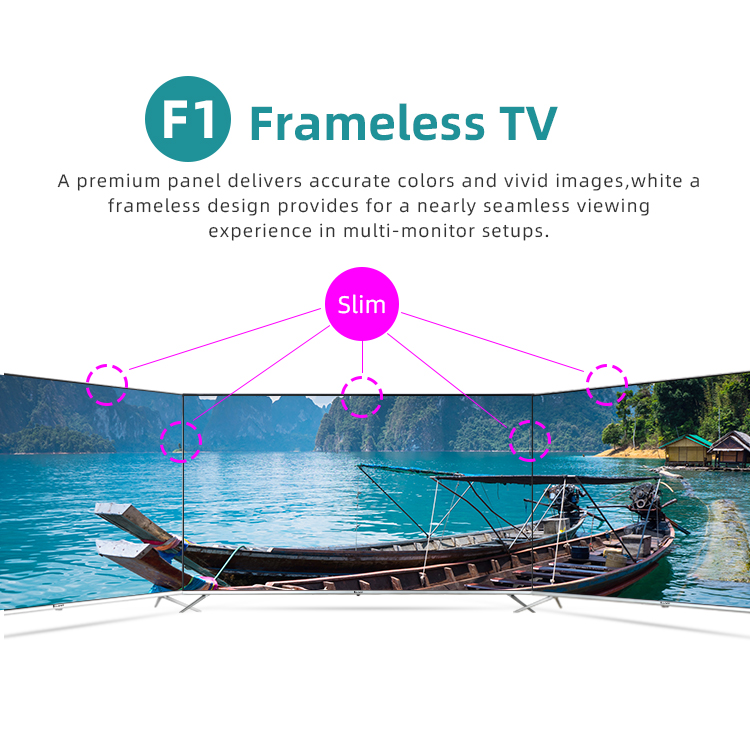 50 55 65 inch smart tv hdmi 2.0 hdr10 top branded new panel home theater televisores smart tv