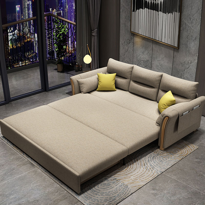 Gmart Durable Living Room Furniture Hotel Grey Moon Shape Gaming Recliner Arm Transformable Microfib