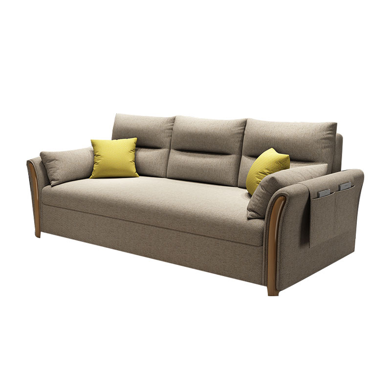 Gmart Durable Living Room Furniture Hotel Grey Moon Shape Gaming Recliner Arm Transformable Microfib