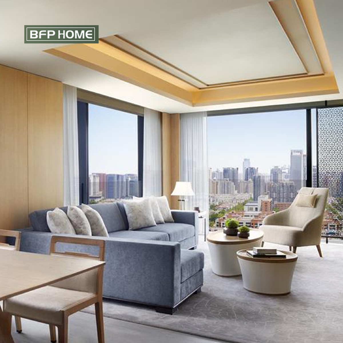 BFP Home Bedroom Furniture Sets Modern Design Stylish Bed Sofa Set For Project FF&E Customization Ho