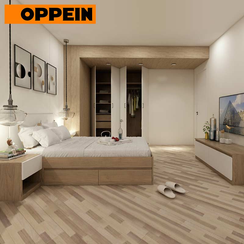 Guangzhou Manufacturer Modern Home Wooden Bedroom Furniture for adult and kids