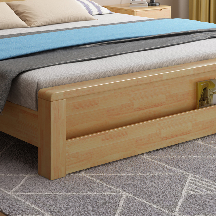 Nordic Modern Style Trundle Platform Bed With Stor