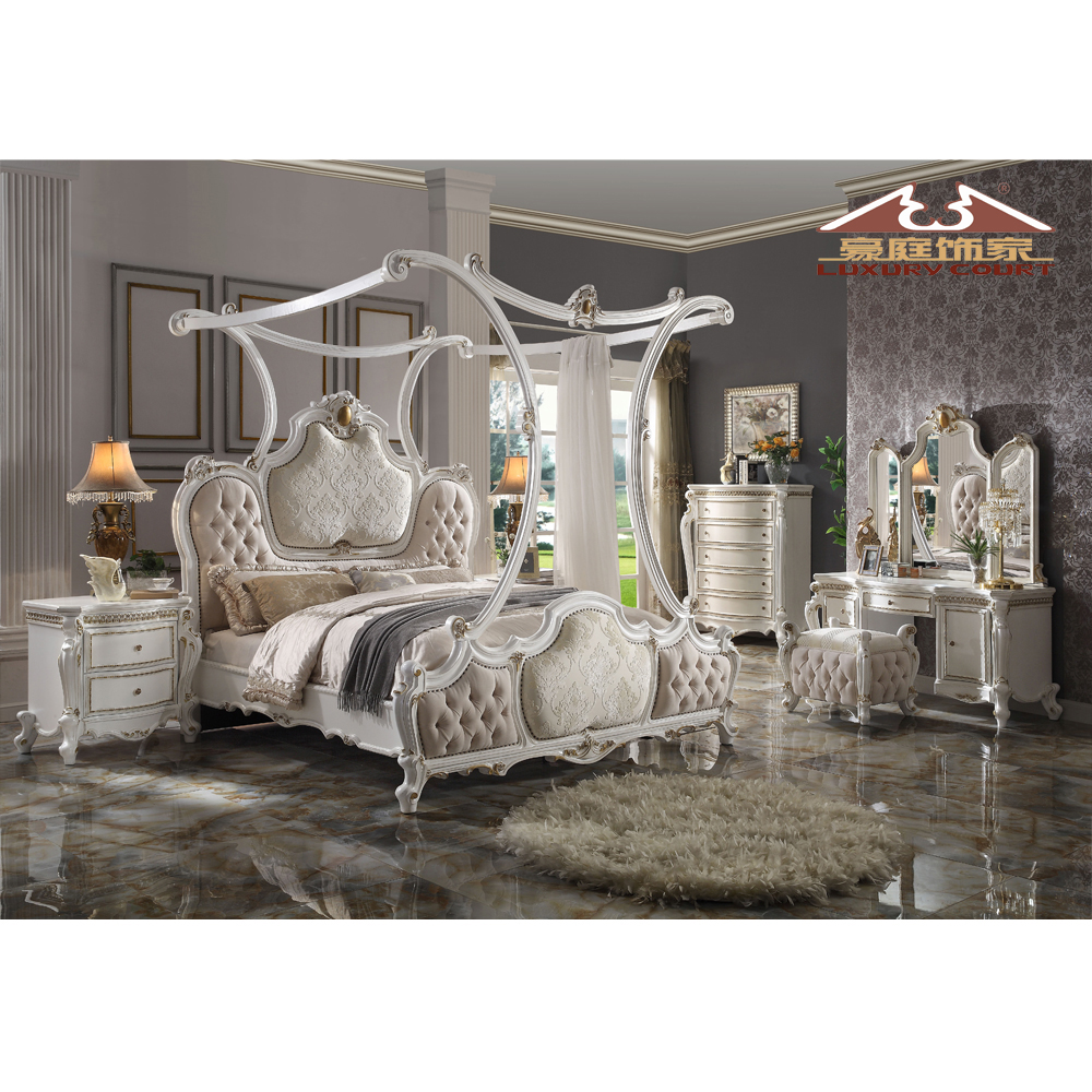 Longhao Luxury Leather Bed Modern Home/Hotel Bedroom Furniture Designs Customized Soft leather Headb