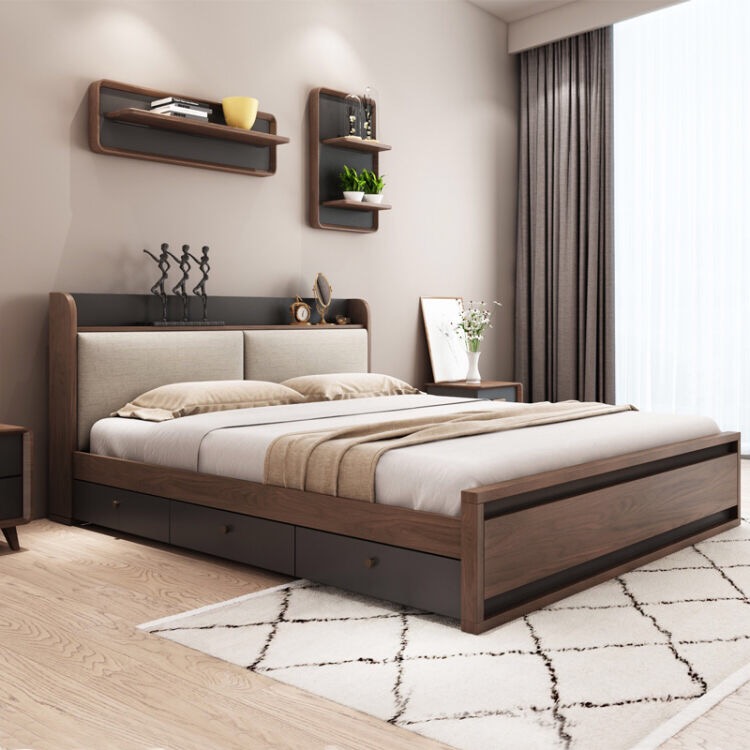 Bed Storage Cheap Price Bedroom Furniture Set Mode