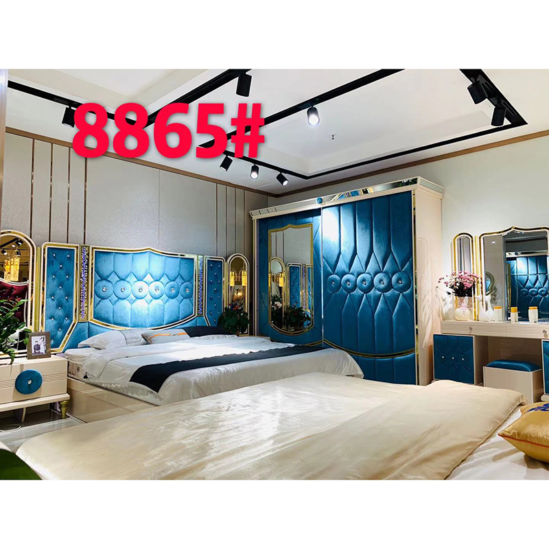 Promoted Modern Bedroom Set Home Furniture King Size Wood Furniture Bedroom Supplies for Home