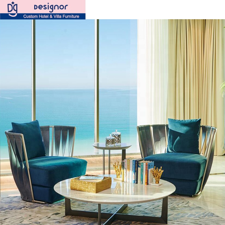 DG Luxury hotel furniture for sale custom hotel room furniture packages for 5 star hotel bedroom