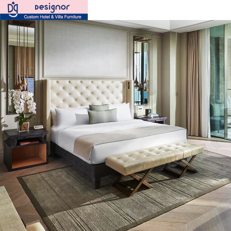 DG Luxury hotel furniture for sale custom hotel room furniture packages for 5 star hotel bedroom