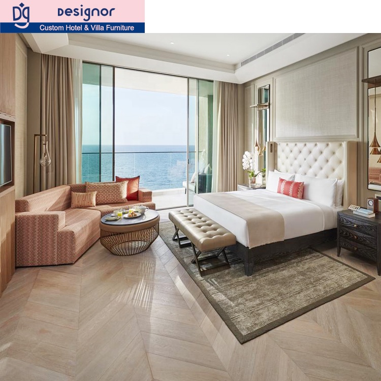 DG Luxury hotel furniture for sale custom hotel room furniture packages for 5 star hotel bedroom