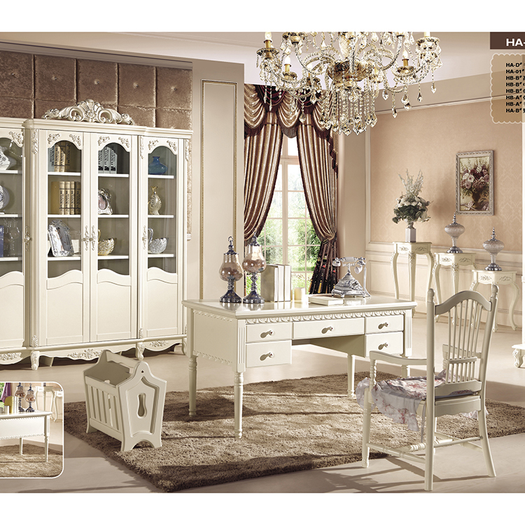 Top Quality Home Furniture / Carved Bed Room Set / Solid Wood Modern Design Bedroom Set