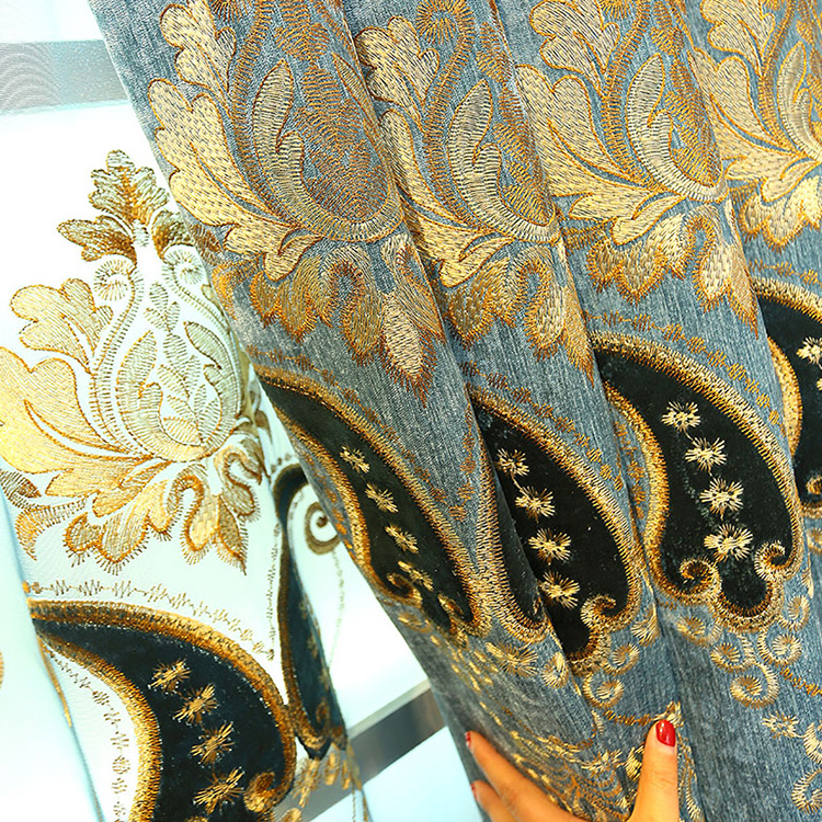 Wholesale Custom Embroidered Sheer Curtains Europe