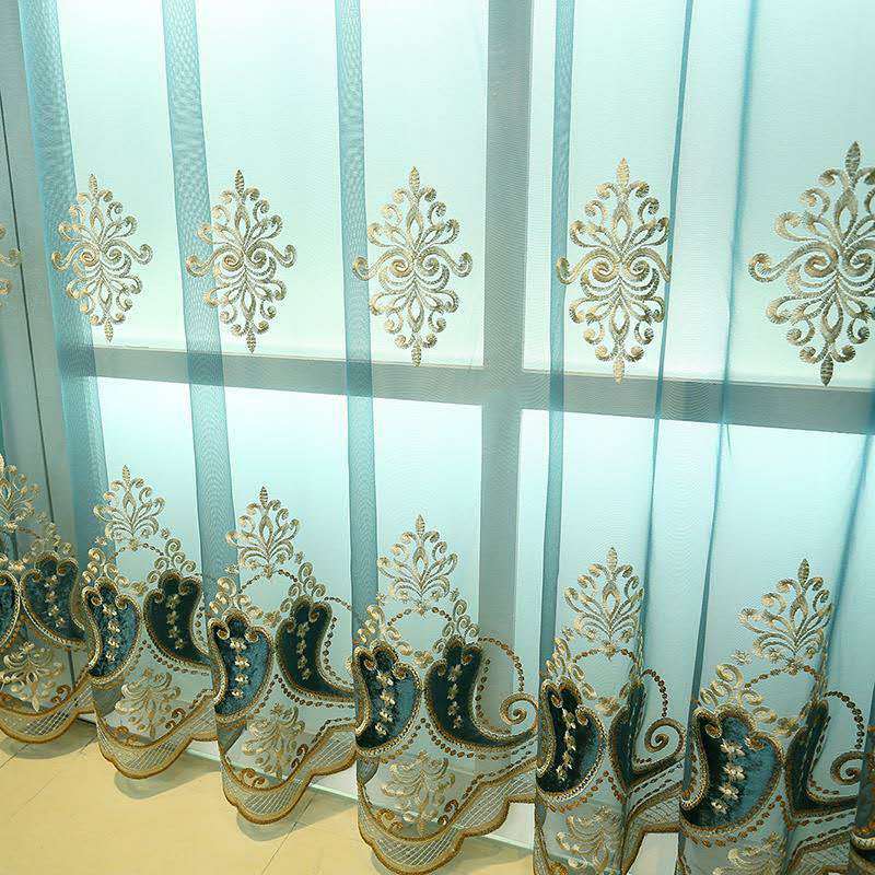 Wholesale Custom Embroidered Sheer Curtains Europe