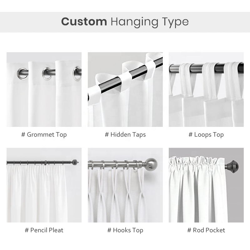 Custom Heavy Curtain Cloth Fabric Luxury Elegance 