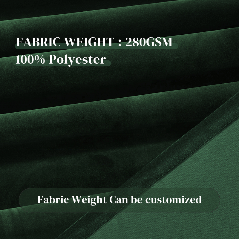 Custom Heavy Curtain Cloth Fabric Luxury Elegance 