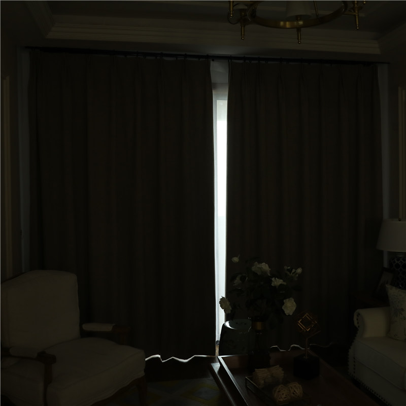 Innermor Plaid Blackout Home Decor Curtain For Liv