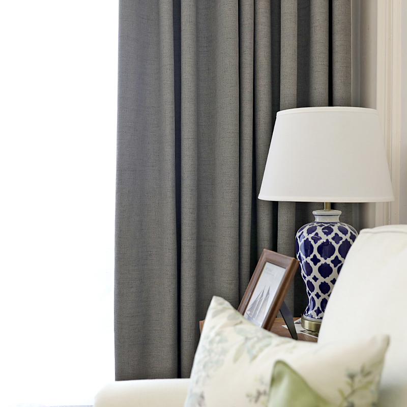 Innermor Plaid Blackout Home Decor Curtain For Liv