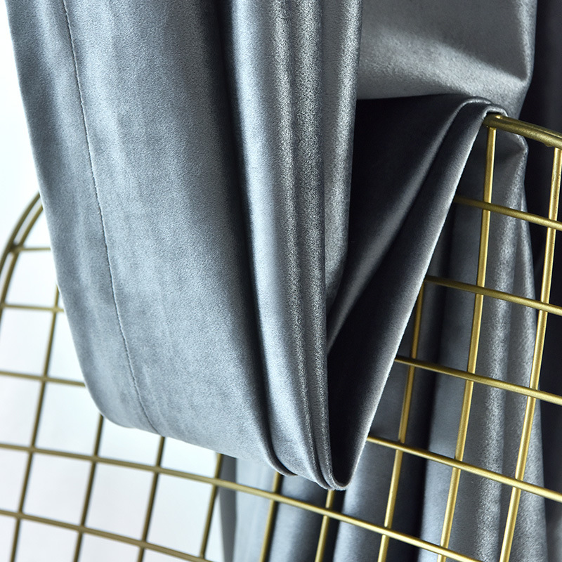 silver dark grey velvet curtains for theatre livin