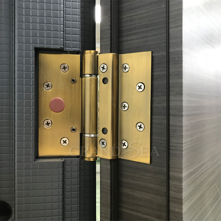 Factory supply top quality fire rated smart lock entrance exterior steel security door for residenti