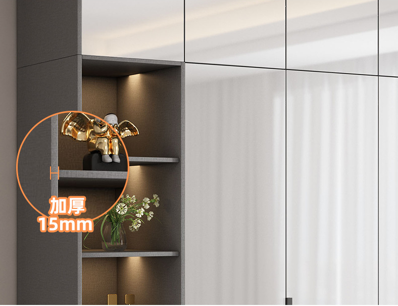 YJ618Factory UV highlight Wardrobe Closet Frame Cabinet Modern bedroom furniture designs cupboard cu