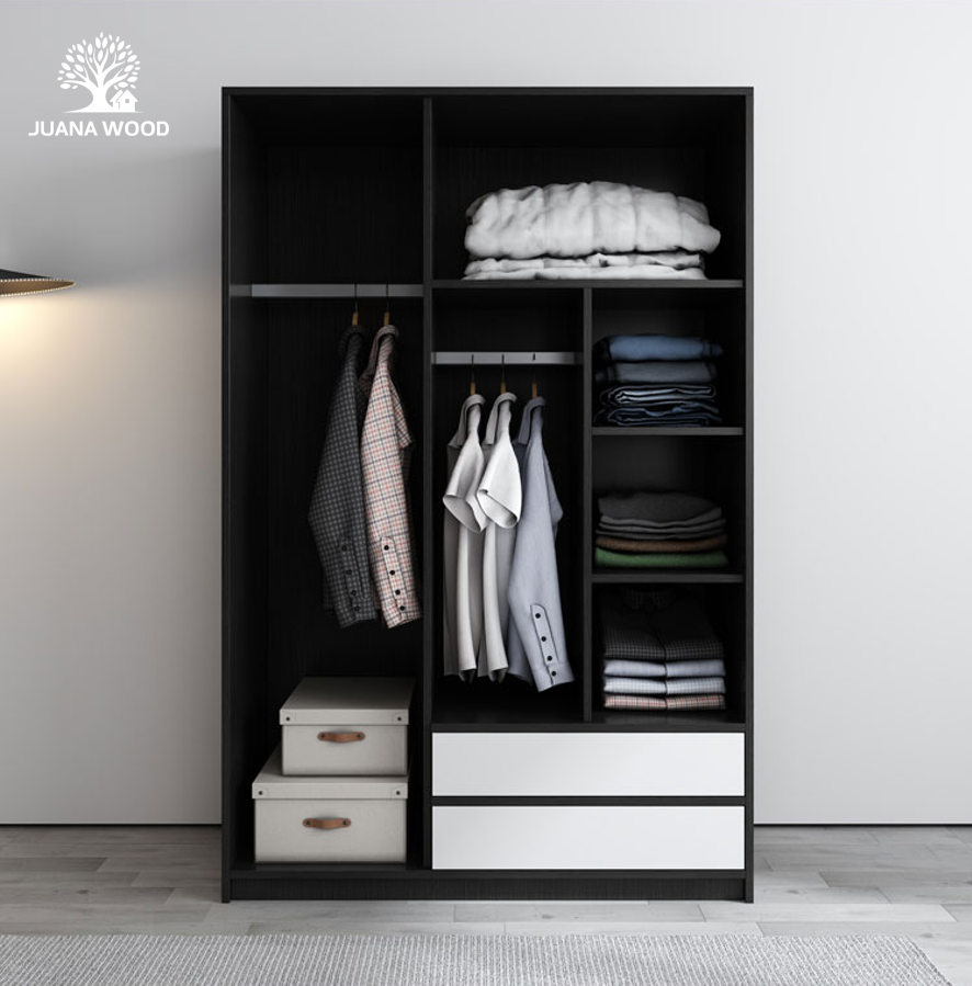 Nordic bedroom wardrobes modern simple assembly wardrobes wooden cabinet bedroom furniture