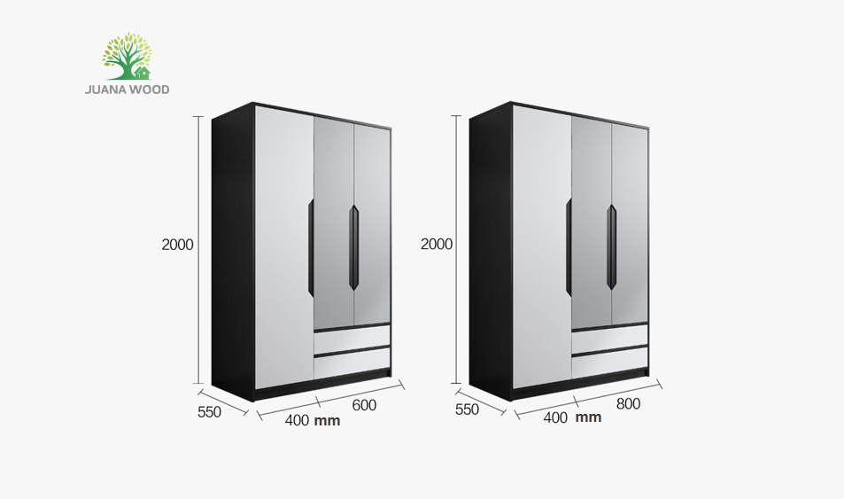 Nordic bedroom wardrobes modern simple assembly wardrobes wooden cabinet bedroom furniture