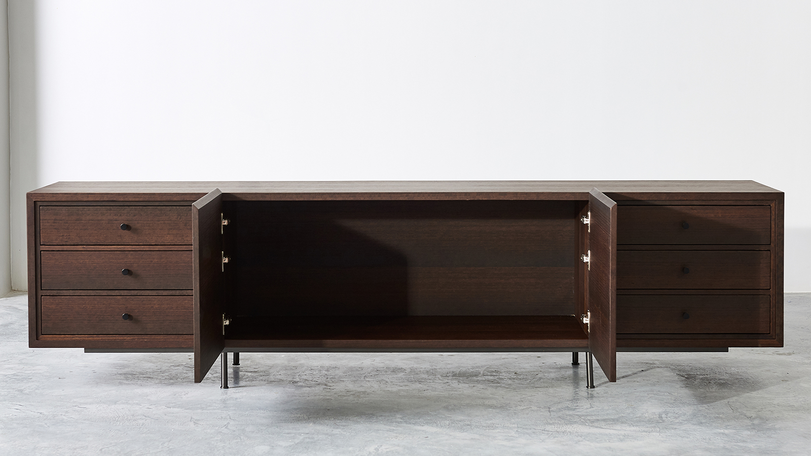 Living room modern wooden TV cabinet with luxury home furniture for villa and home