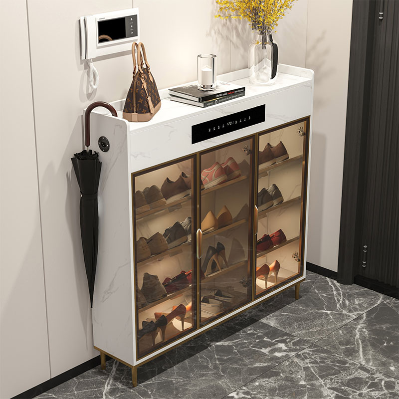 Hqslp Electronic Intelligent Sterilization And Disinfection Shoe Storage Cabinet Modern Shoe Cabinet