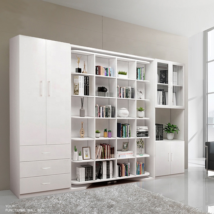Hot Sale Home Furniture Modern Folding Transformable Swivel Wall Beds